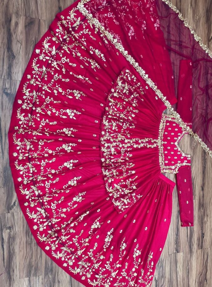 Embroidery with Sequnce Work Lehengha Choli with Dupata