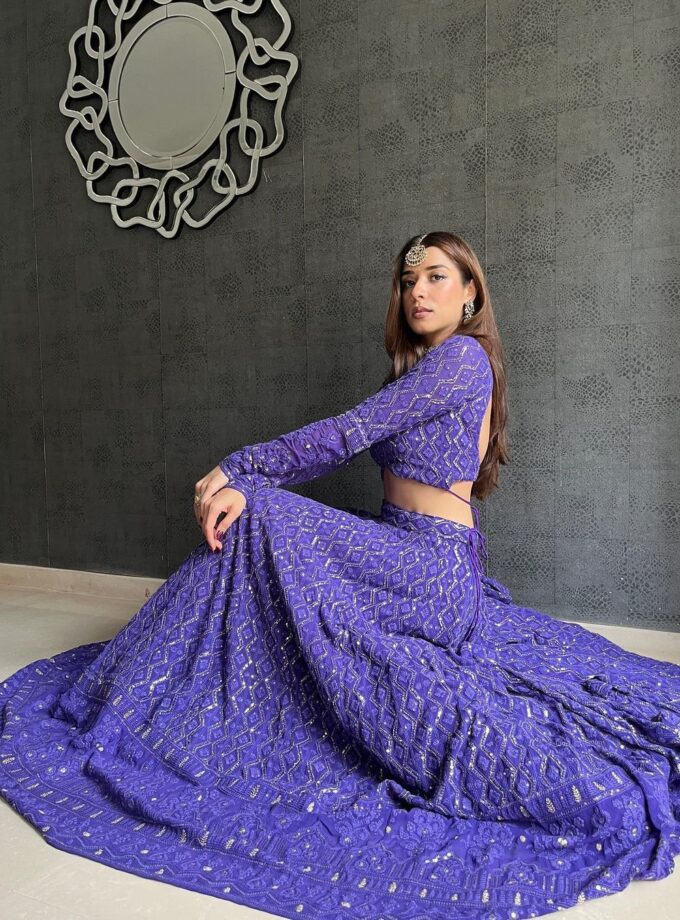 Wedding Special Lehengha Choli with Sequence Blouse