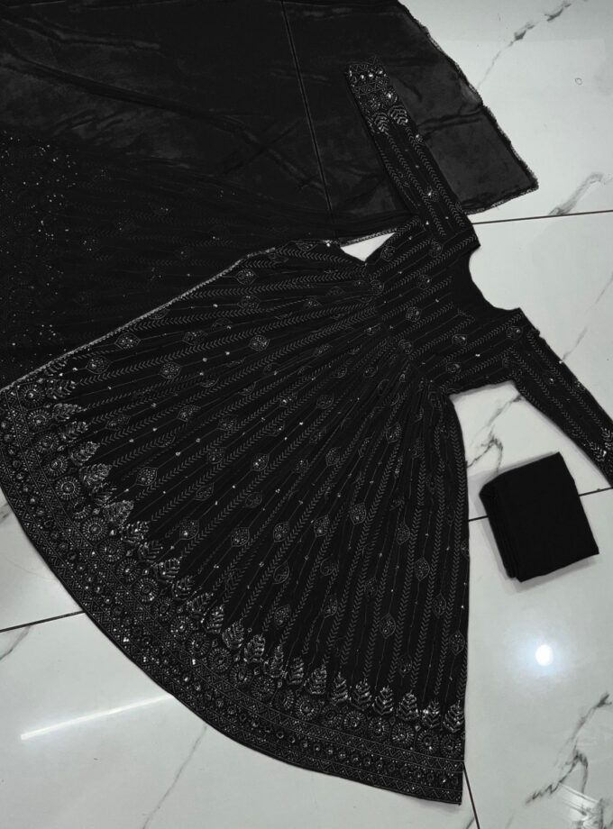 Fantastic Sequence Work Designer Anarkali Suit