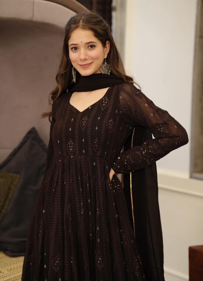 Fantastic Sequence Work Designer Anarkali Suit