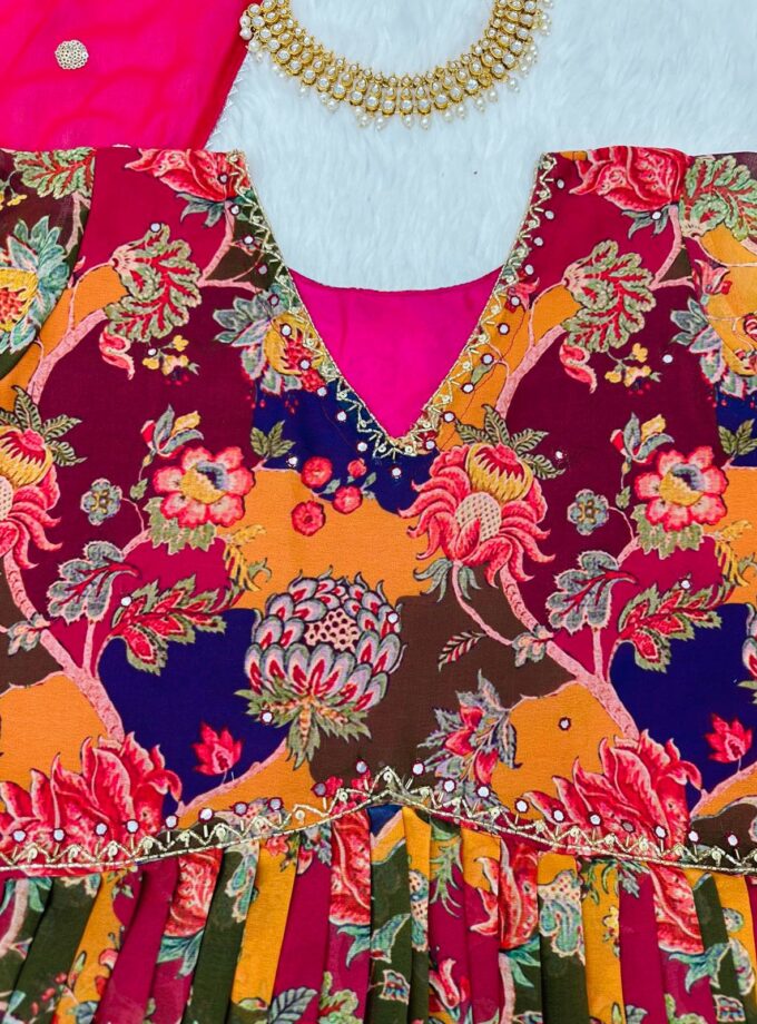 Exclusive Multi Color Digital Printed Designer Suit