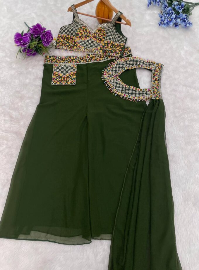 Madhurya Designer Party Wear Palazzo Set for Women