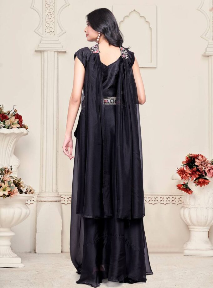 Traditional Green Lehenga Choli with Embroidered Blouse