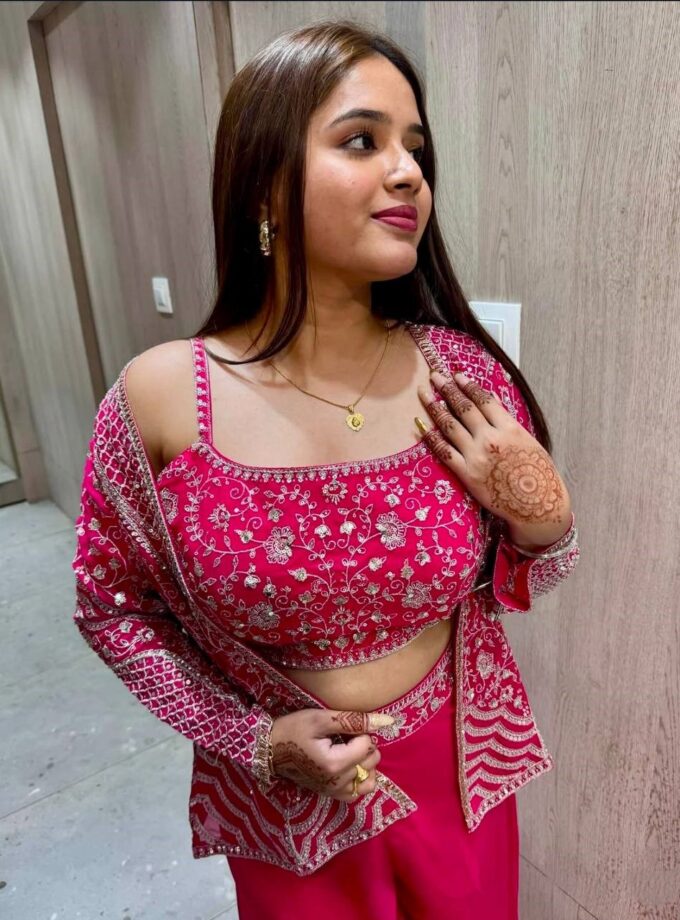 Madhurya Pink Co-Ord Set for Wedding Functions