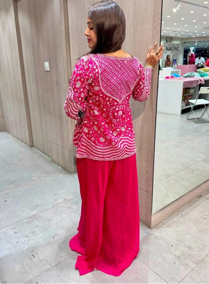 Madhurya Pink Co-Ord Set for Wedding Functions
