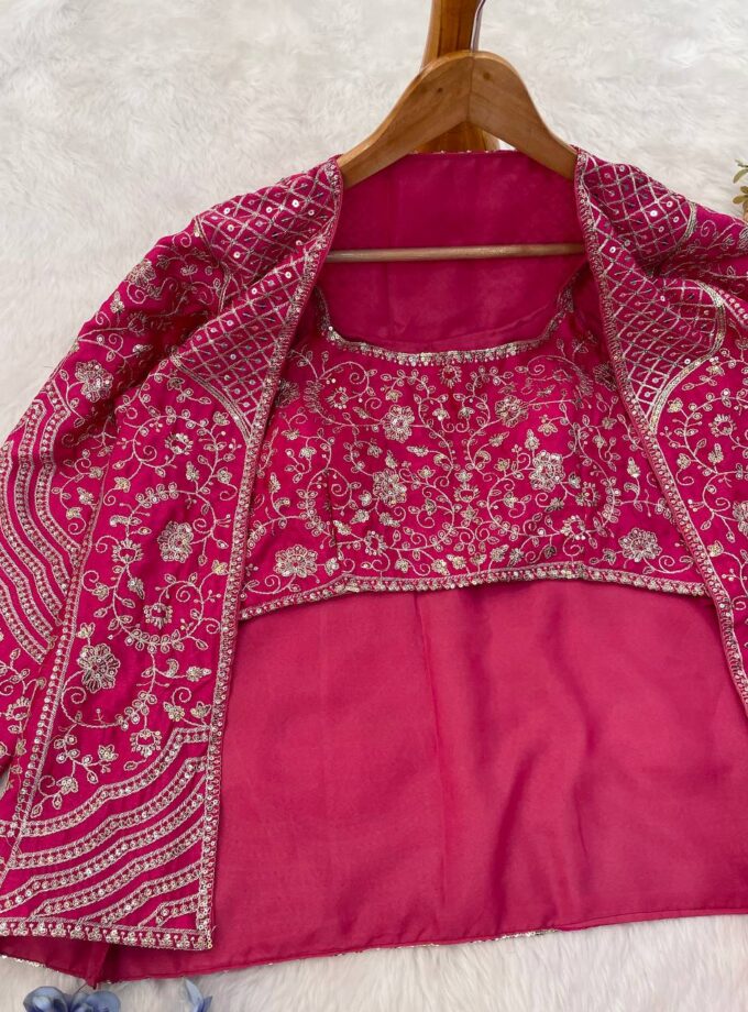 Madhurya Pink Co-Ord Set for Wedding Functions